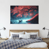 Ein Boot auf einem Gewässer Leinwanddruck (Insitu (Schlafzimmer))