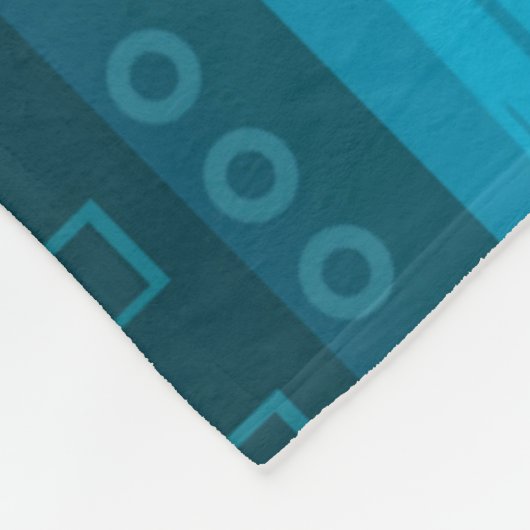 Ein Boot im Meer-18530 Fleecedecke (Ecke)