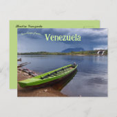 Ein Boot in Venezuela Postkarte (Vorne/Hinten)