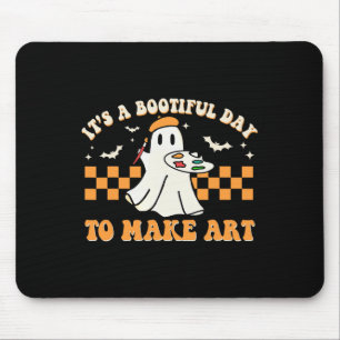 Ein bootischer Tag, um Kunst Halloween Art Lehrer Mousepad