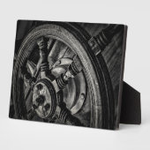 Ein Bootshelm Fotoplatte (Seite)