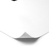 Ein botanisches Monogramm. Initialbuchstaben mit B Poster (Ecke)