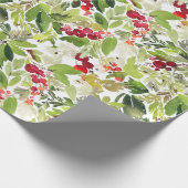 Ein botanisches Weihnachtsgeschenk Geschenkpapier (Ecke)