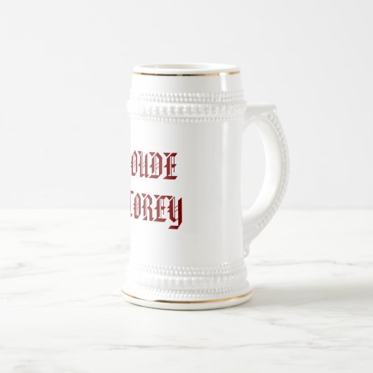 EIN BOUDE GESCHOSS STEIN BIERGLAS (VorderseiteRechts)