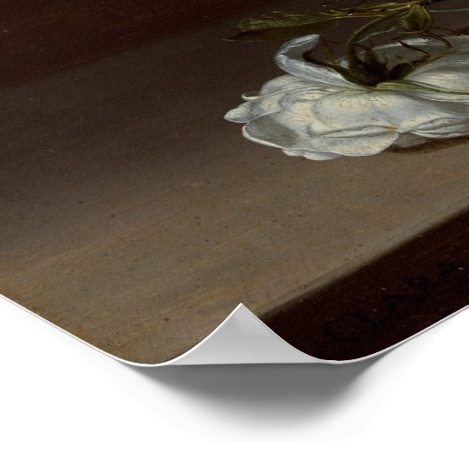 Ein Bouquet Blume Clara Peeters Kunstdruckerei Poster (Ecke)