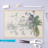 Ein Bouquet Blume mit Insekten von Redoute Seidenpapier (Handwerk)