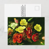 Ein Bouquet für alle Jahreszeiten! Postkarte (Vorne/Hinten)