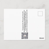 Ein Bouquet für alle Jahreszeiten! Postkarte (Rückseite)