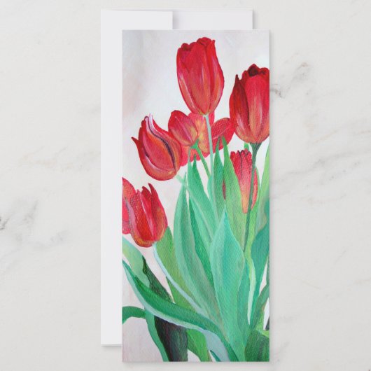 Ein Bouquet mit roten Tulips (Vorderseite)