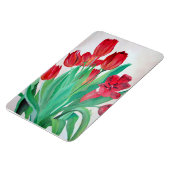 Ein Bouquet mit roten Tulips Magnet (Linke Seite)