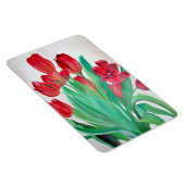 Ein Bouquet mit roten Tulips Magnet (Rechte Seite)