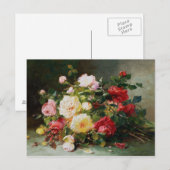Ein Bouquet von Rose Postkarte (Vorne/Hinten)