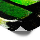 Ein Bouquet wunderschöner Blume in modernem Stil. Poster (Ecke)