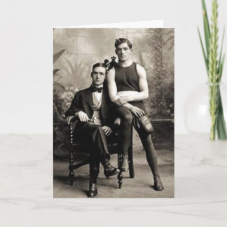 Ein Boxer und sein Herr Karte