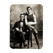 Ein Boxer und sein Herr Magnet (Vertikal)