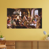 Ein Boyar Hochzeitsfest von Konstantin Makovsky Leinwanddruck (Insitu (Wohnzimmer))