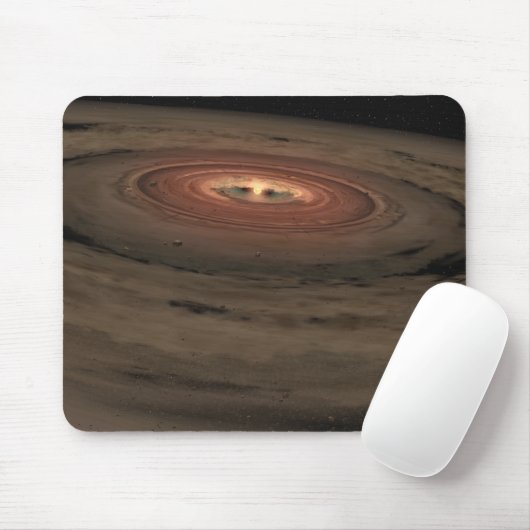 Ein brauner Zwerg, umgeben von einer wirbelnden Sc Mousepad (Mit Mouse)