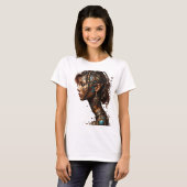 Ein braunes Mädchen T-Shirt (Vorne ganz)
