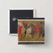 Ein Bräutigam mit Pferden Button (Vorne & Hinten)