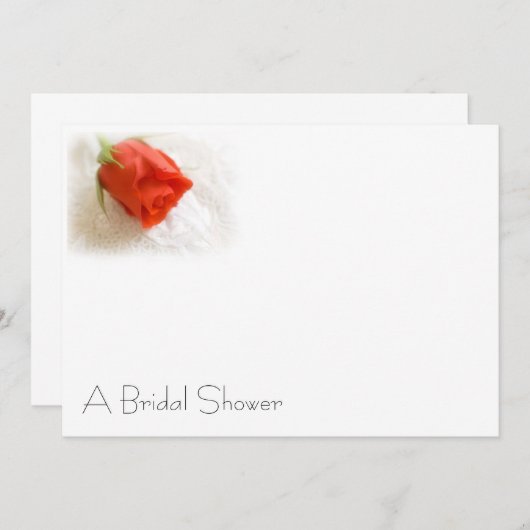 Ein Brautparty Einladung (Vorne/Hinten)