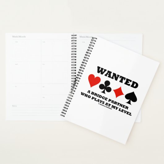 Ein Bridge-Partner gewollt, der auf meiner Ebene s Planer (Anzeige)