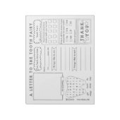 Ein Brief an die Zahnseidenmaterie Notizblock (Rotiert)