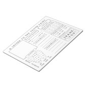 Ein Brief an die Zahnseidenmaterie Notizblock (angewinkelt)