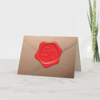 Ein Brief des Weihnachtsmannes Karte