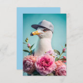 Ein Brief mit einer Möwe danke (Vorne/Hinten)