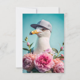 Ein Brief mit einer Möwe danke