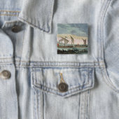 Ein Brigantine, der Verfolgung zu einem Felucca Button (Beispiel)