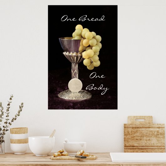 Ein Brot pro Körper Poster (Küche)