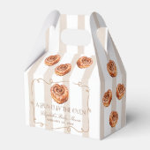 Ein Brötchen im Ofen Zimtschnecken-Themen-Baby-Par Geschenkschachtel (Vorderseite)