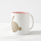 ein BRÖTCHEN im Ofen Zweifarbige Tasse (VorderseiteRechts)