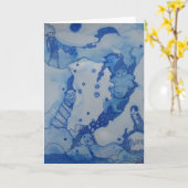 Ein Bruch in der Wolken-Gruß-Karte Karte (Gelbe Blume)