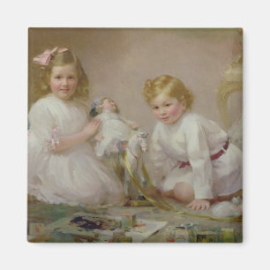 Ein Bruder und eine Schwester, die, 1915 spielen Magnet