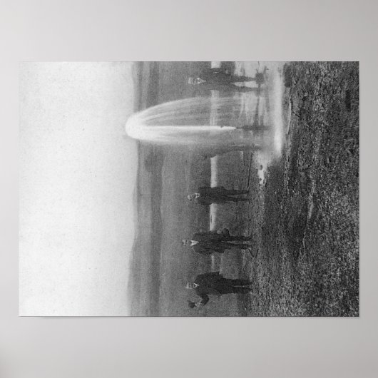 Ein Brunnen im Judith-BeckenMontana Poster (Vorne)