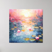 Ein Brush mit Schönheit Leinwanddruck (Vorderseite)