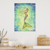 Ein Bubble Meerjungfrau-Poster Poster (Küche)