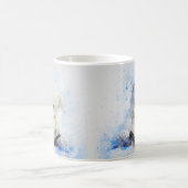 Ein Buch am Bedtime - niedlicher Teddybärnentwurf Kaffeetasse (Mittel)