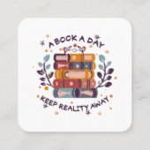 Ein Buch am Tag behalte Realität weg (Rückseite)