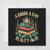 Ein Buch am Tag behalte Realität weg (Rückseite)