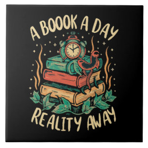 Ein Buch am Tag behalte Realität weg Fliese