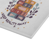Ein Buch am Tag behalte Realität weg Schneidebrett (Ecke)