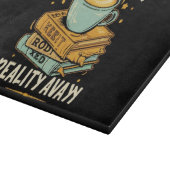 Ein Buch am Tag behalte Realität weg Schneidebrett (Ecke)