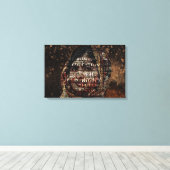 Ein Buch, ein Stift, ein Kind und ein Lehrer könne Leinwanddruck (Insitu (Holzboden))