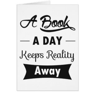 Ein Buch ein Tag behält Wirklichkeit weg