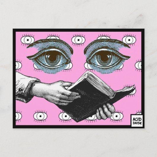 Ein Buch für den König - individuell anpassbare Po Postkarte (Vorderseite)