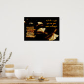 Ein Buch ist ein Geschenk, das Sie wieder öffnen k Poster (Küche)