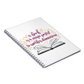 Ein Buch ist ein Zauberportal für eine andere Dime (Rechte Seite)